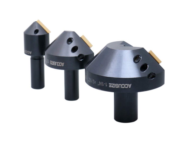 Accusize Industrial Tools 1/4'', 1/2'' and 1-1/4'' 90 Degree Indexable Carbide Countersinks, 0046-0990 - Image 5